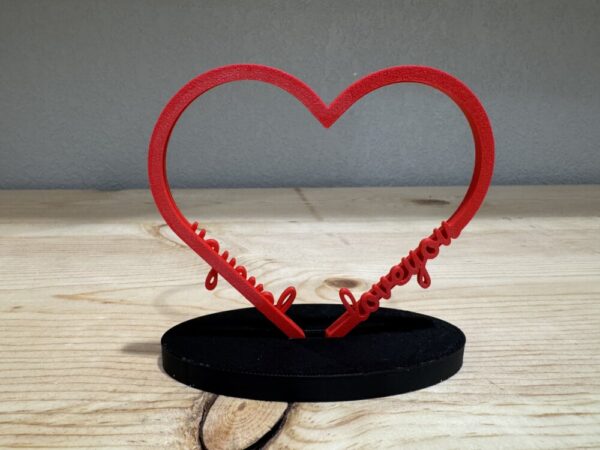 Product image of Custom Heart Shaped Picture Holder