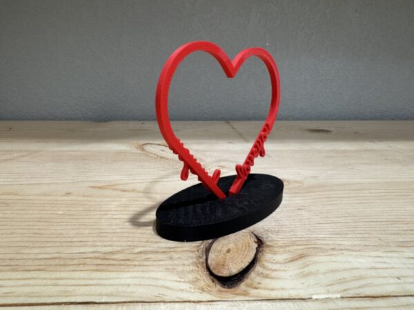 Product image of Custom Heart Shaped Picture Holder