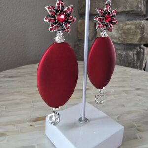 Product image of Ruby Passion Flower Earrings