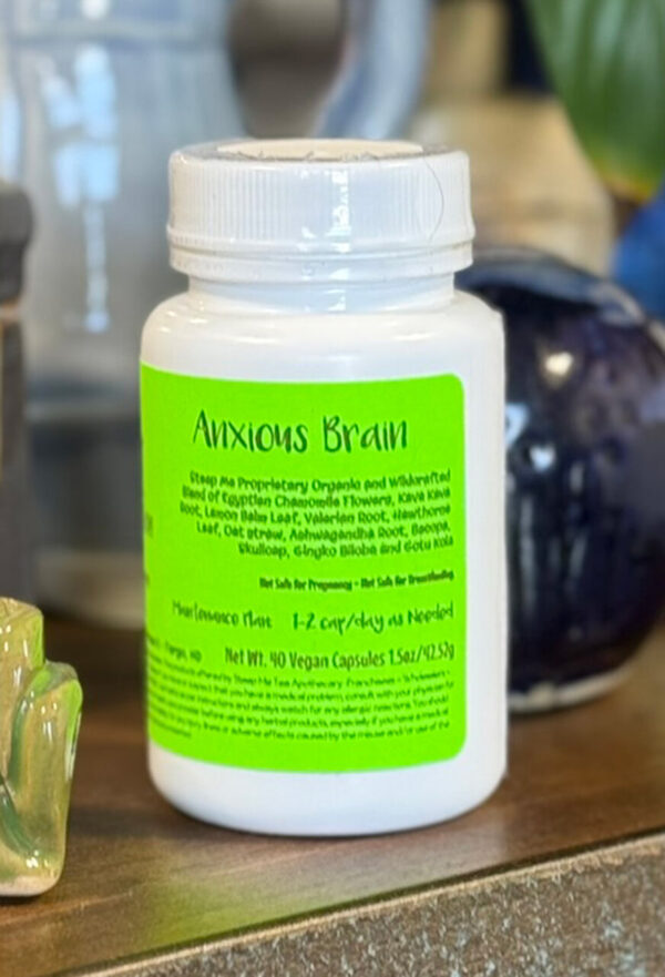 Product image of Anxious Brain – Tea & Capsules