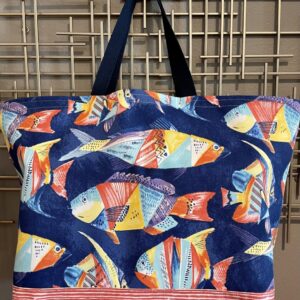 Product image of “Tropical Fish” Oversized Tote